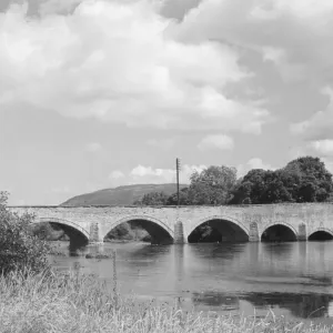 Late 18th Century Print of Corwen Bridge, North Wales Late 18th Century Print of Corwen Bridge, North Wales