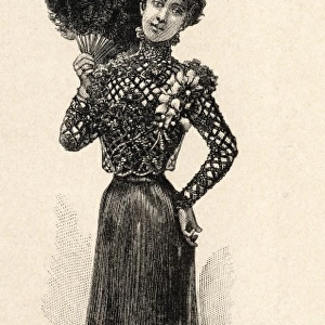Costume / Feather Fan / 1900