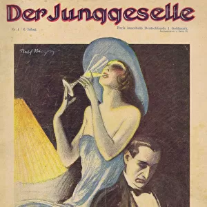 Front cover of Der Junggeselle magazine, 1924