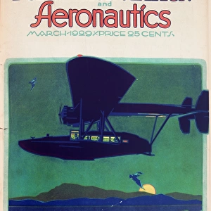 Cover design, Popular Aviation and Aeronautics