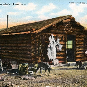 A Cowboy Bachelors Home, Western Frontier, Montana