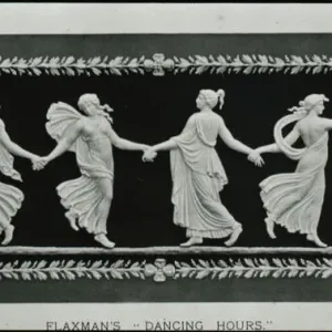 Wedgwood Bas Relief Print, Dancing Hours, circa 1900 Wedgwood Bas Relief Print, Dancing Hours, circa 1900