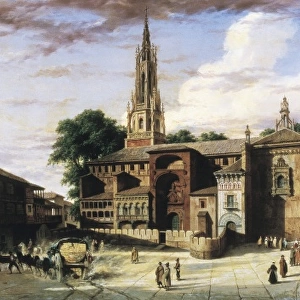 DAUZATS, Adrien (1804-1868). View of Manzanares