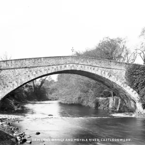 Early 1900s Print of Dawsons Bridge and Moyola River, Castledawson Early 1900s Print of Dawsons Bridge and Moyola River, Castledawson