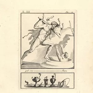 Depiction of Hercules fourth labour