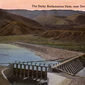 Derby Reclamation Dam, Truckee River, Nevada, USA