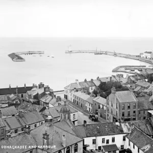 Donaghadee and Harbour Print - Early 1900s Northern Ireland Donaghadee and Harbour Print - Early 1900s Northern Ireland