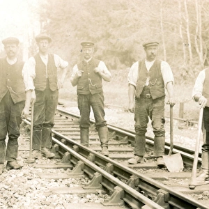 Dual Gauge Railway & Platelayers, Burnham, Evercreech, Somer