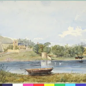 Duddingston Loch Print (1842) by James Moore Duddingston Loch Print (1842) by James Moore