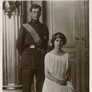 Duke of Brabant and Princess Marie Jose of Belgium