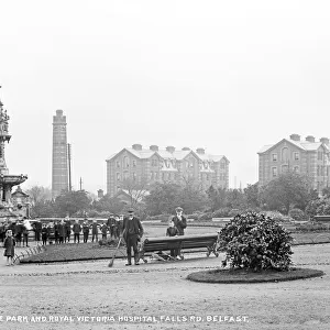 Dunville Park and Royal Victoria Hospital, Falls Rd. Belfast