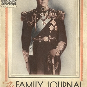 Edward VIII in full dress uniform on a blotter