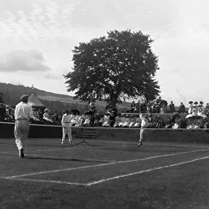 Edwardian tennis match