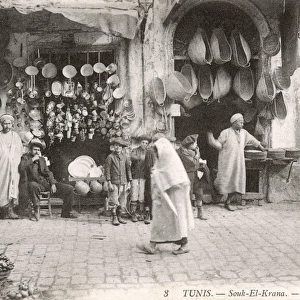 The El Krana Souk (Market) at Tunis, Tunisia