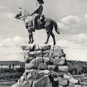 Equestrian monument, Windhoek, south west Africa