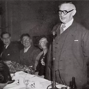 Ernest Bevin giving speech at East Woolwich