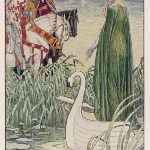 King Arthur Requests Excalibur Print King Arthur Requests Excalibur Print