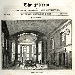 The Exchange, New York - The Mirror Vol. XXX 1837