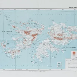 Falklands Islands Map Print (circa 1860) Falklands Islands Map Print (circa 1860)