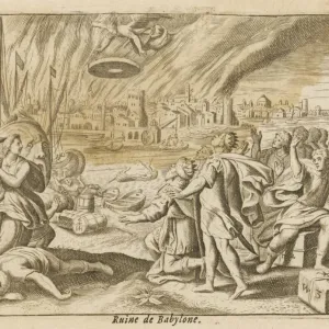 Print of The Fall of Babylon Print of The Fall of Babylon