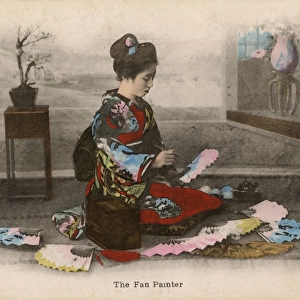 The Fan Painter - Japan