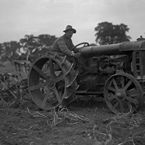 Farmer on his Tractor