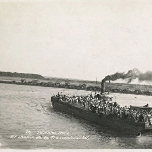 Ferry with passengers, Tampico, Tamaulipas, Mexico