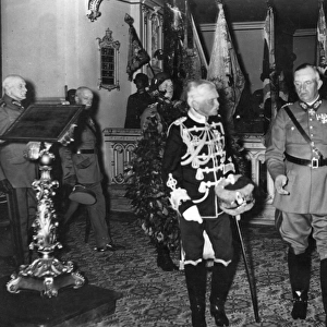 Field Marshal von Mackensen and Major General Busch