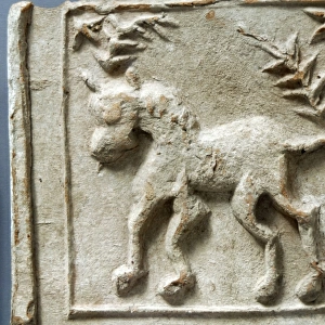 Figure of a horse. Terracotta