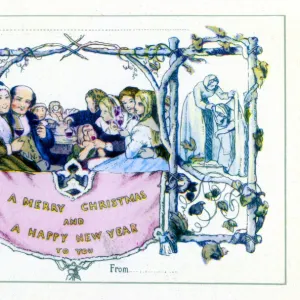 First Christmas Card by Sir Henry Cole and John Horsley