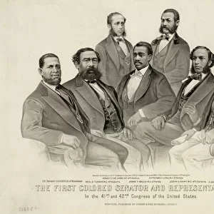 The first colored senator and representatives - in the 41st