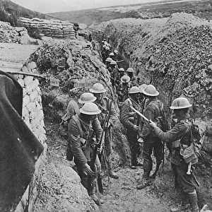 First day of the Somme - fixing bayonets