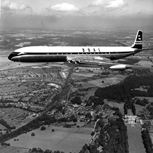The first de Havilland DH106 Comet 4 G-APDA of BOAC