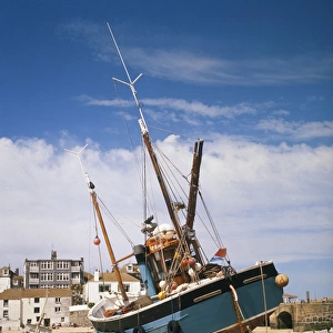 Fishing boat, Sweet Promise, St Ives harbour, Cornwall