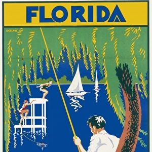 Florida travel poster
