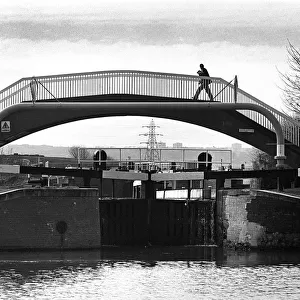 Footbridge over Tinsley Locks, Sheffield