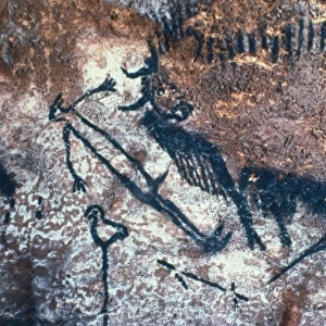 FRANCE. Montignac. The Cave of Lascaux. Fighting