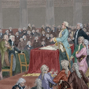 Frech Revolution 1787-1799. Louis XVI forced to adopt the Co
