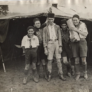 French scouts at camp, Algiers