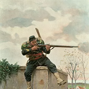 French Soldier Sniping
