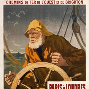 French travel poster