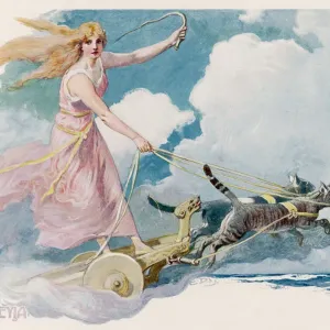 Freyja Print - Norse Goddess of Love and Fertility
