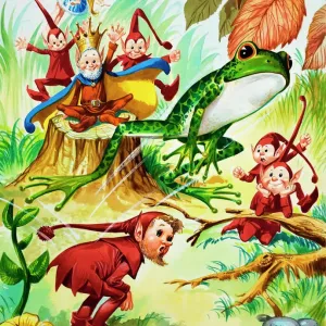 Mary Evans Prints Online: Frog with Elves Print