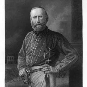 GARIBALDI GIUSEPPE Print - Italian Soldier and Statesman GARIBALDI GIUSEPPE Print - Italian Soldier and Statesman