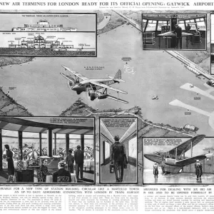 Gatwick airport, 1936