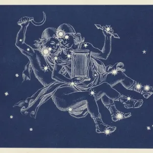 Gemini Constellation Print