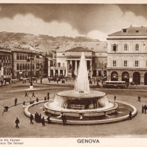 Genoa, Italy - De-Ferrari Square