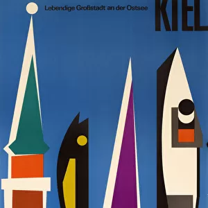 German poster, Kiel, Germany