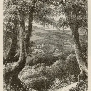 Gilbert White's Selborne Home Print Gilbert White's Selborne Home Print