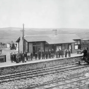Goodwick Railway Station, Pembrokeshire, South Wales Print 1899-1964 Goodwick Railway Station, Pembrokeshire, South Wales Print 1899-1964